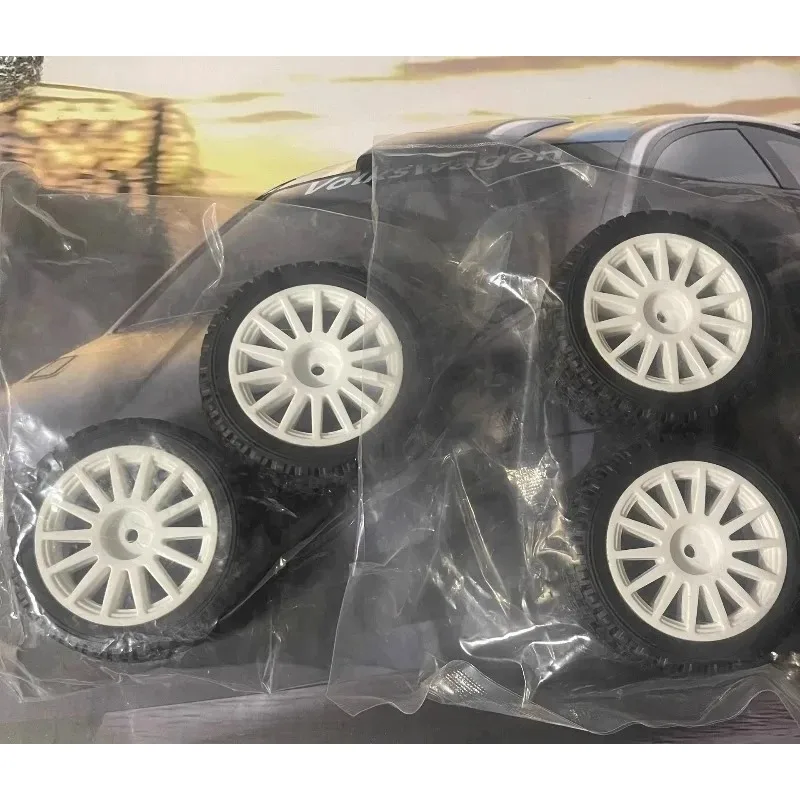 

Non-Destructive Upgrade Modification Parts – MJX 1/10 Scale RC 10303 / 10304 OEM Rally Tires, Wheels & Rims with Tire Compound