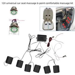 6 Motor electric car Vibration Massage Chair Pad Seat Cushion support For Ford seat covers and Chairs Home Office Relieve Pain