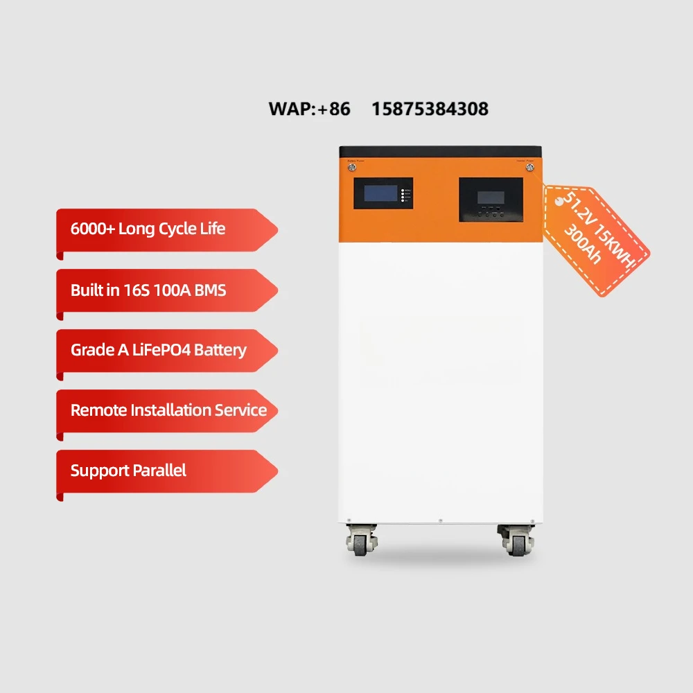 Tewaycell All-in-One 16KWh Home Solar System Lithium Battery 51.2V 314ah 16kwh/32kwh Built-in 5/10KW Off-grid Inverter Split