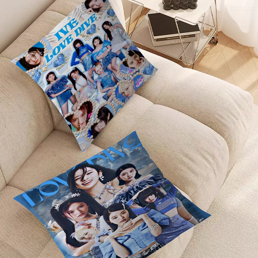 

Korea Kpop I-Ive Pillowcases Home Bedding Decorative Pillow Cover Wedding Super Soft Pillow Case