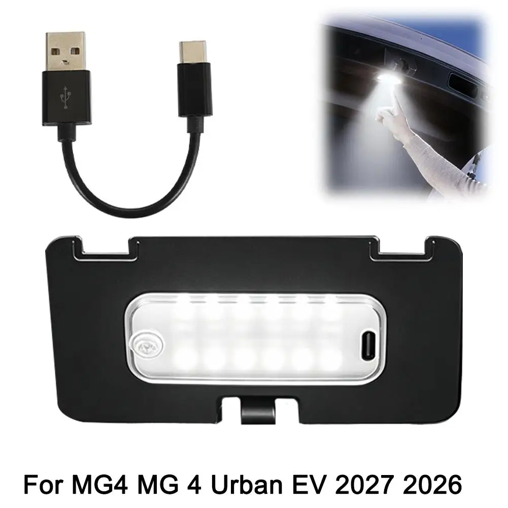 Gravity Sensor Automatic Trunk LED Light For MG4 MG 4 Urban EV 2026‑2027 Type‑C Rechargeable No‑Wiring Car Boot Interior Lamp