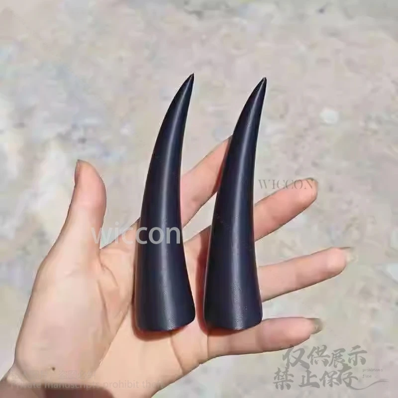 Animal Anime Cartoon Furry Cosplay Kigurumi 11cm Hairpin Cute 4 Colors Demon Horn Clips Headbands Headgear@arrebol^^Customized