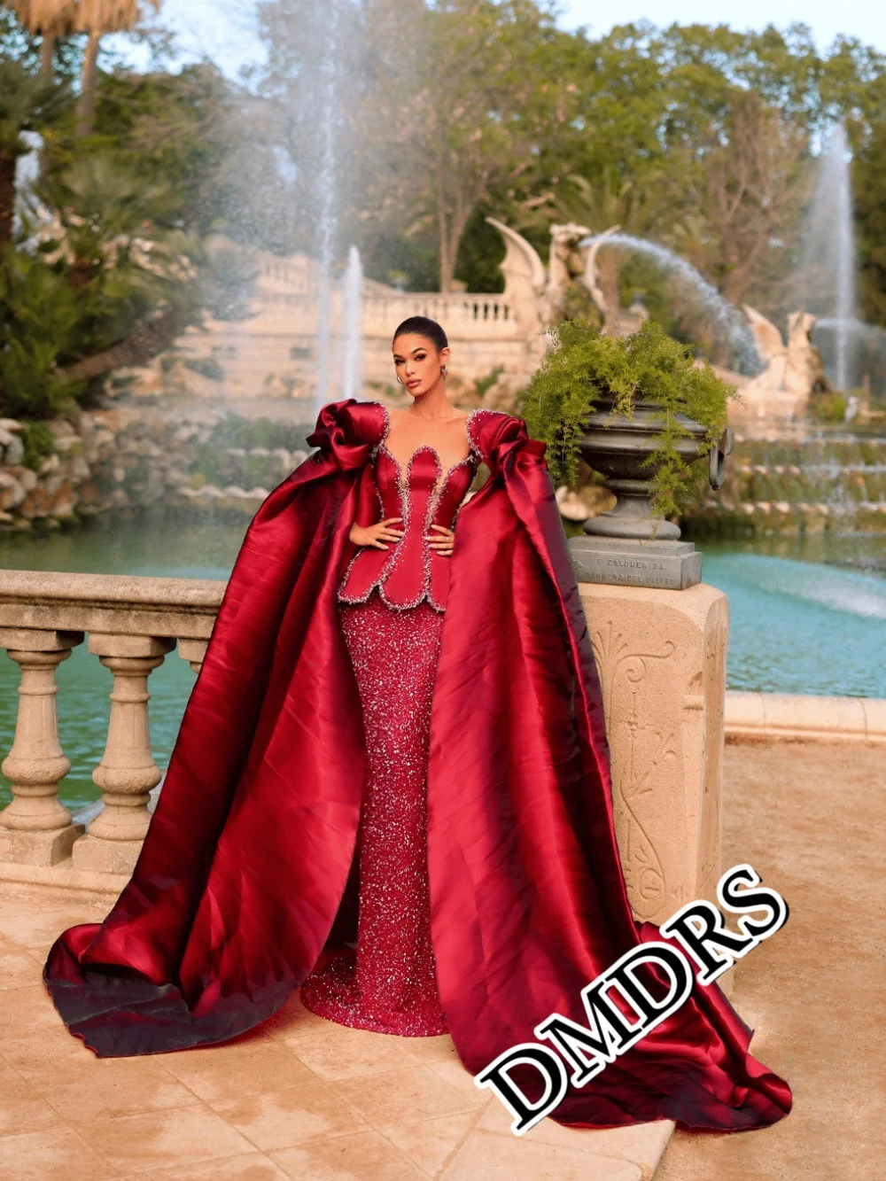 

DMDRS Trendy Sweetheart-Neck Evening Dress 2026 Elegant A-Line Party Gown Romantic Satin Crystal Floor-Length Party Dresses
