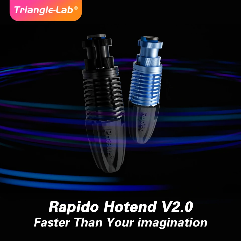 Rapido 2 HF ホットエンド Phaetus 3Dプリンタ Trianglelab 新しい V2 Phaetus Rapido Hotend 2.0 HF 104NT PT1000
