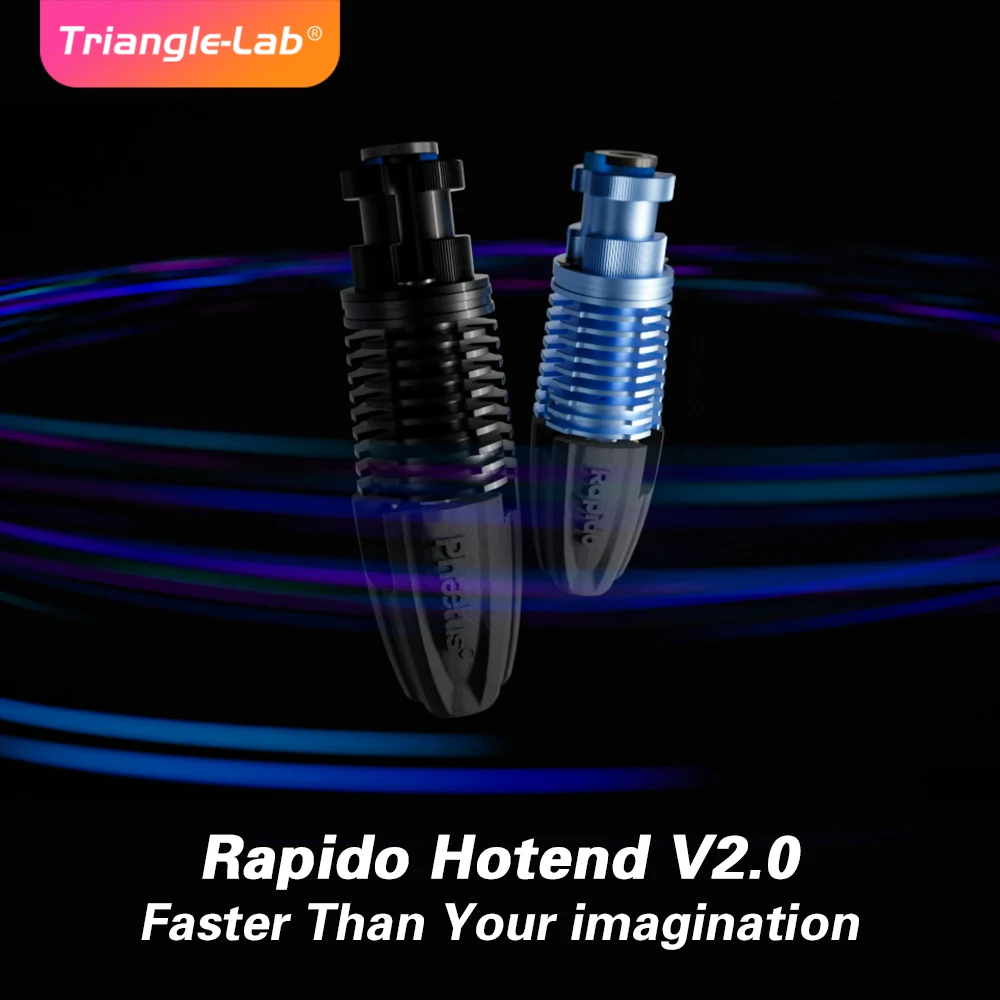 Imagem -04 - Trianglelab Phaetus Rapido Hotend Alta Velocidade Alta Eficiência 3d p 2.0 hf 104nt Pt1000 Uhf