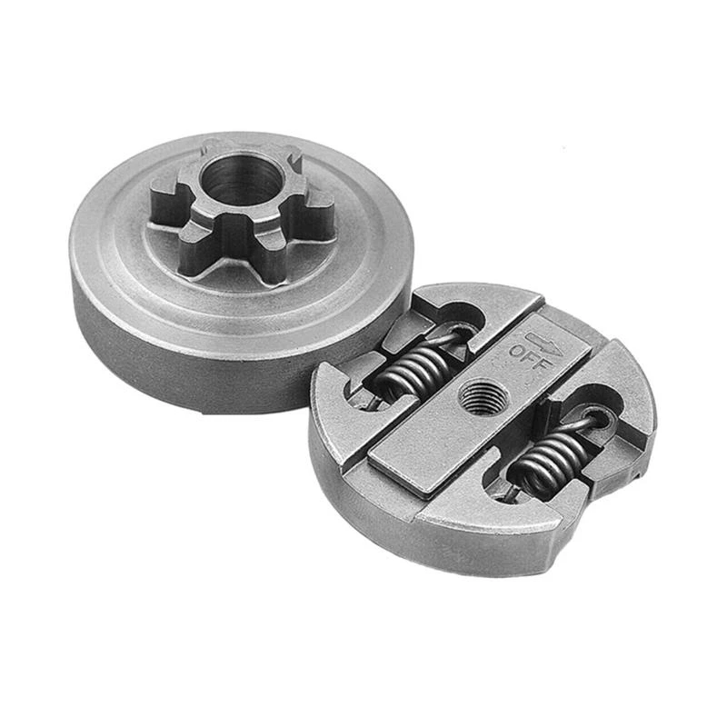XA6H Clutch Drum 6 Teeth Tooth Sprocket for Rim Needle Bearing for Chainsaw Spare Tool Part Replacement Sprocket Drum