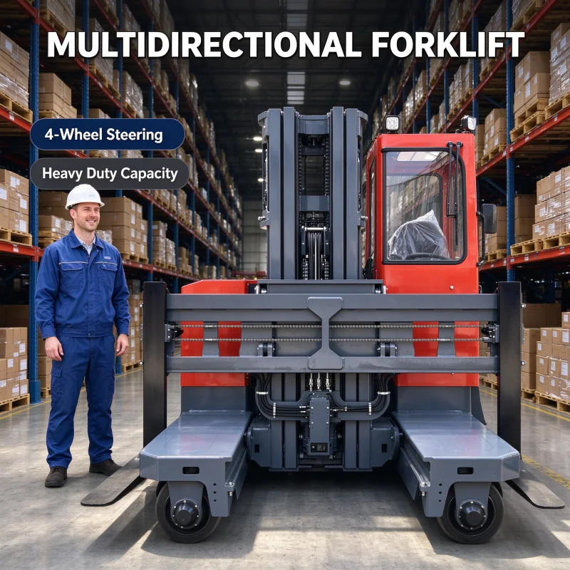 Multi Directional Fork Lift 1.5 Ton 5 Ton Heavy Load 360 Degree Rotation Lift Direct From Source Factory Price Wholesale