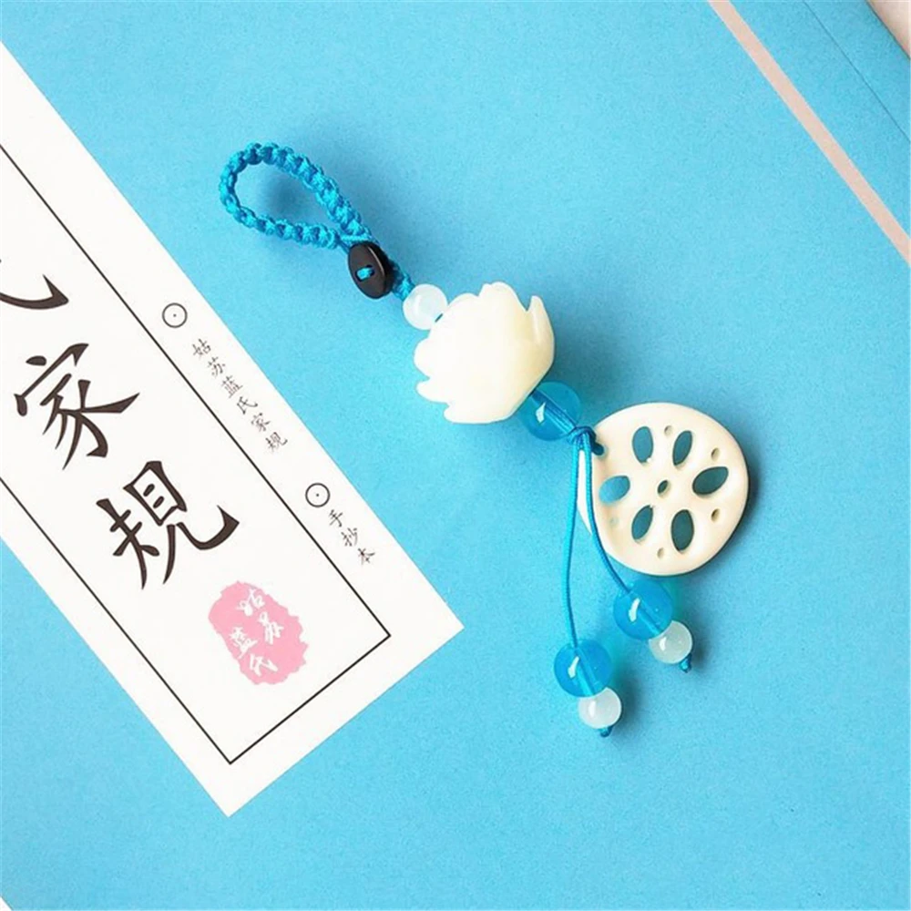 Lotus Root Slices Cultivation Chen Qing Ling Men Mo Dao Zu Shi Pendant Wei Wuxian Key Holder KeyRing Bag Pendant KeyChain