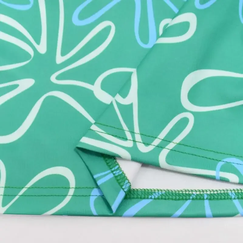 SN55Movie INSIDE OUT  Cosplay Costume Girl Wig + Scarf + Green Princess Dress 3 PCS Suit for Kids Perfect Birthday$@1w