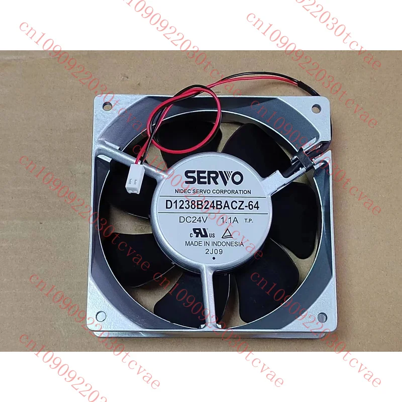 

For SERVO D1238B24BACZ-64 Cooling Fan 24V 1.1A 12CM Aluminum Frame Inverter