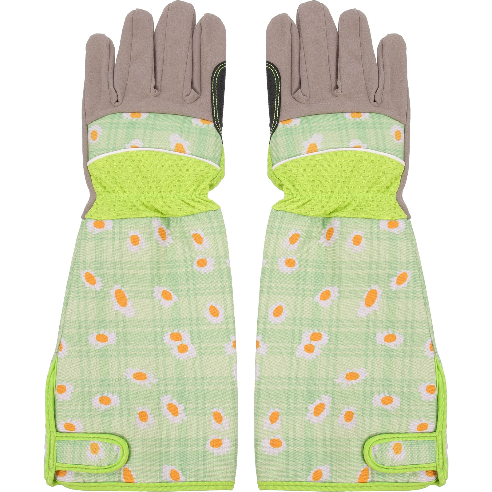 

1Pair Waterproof Gardening Gloves with Extended Cuff Protection Sturdy Garden Hand Protectors for Plant Care Tasks