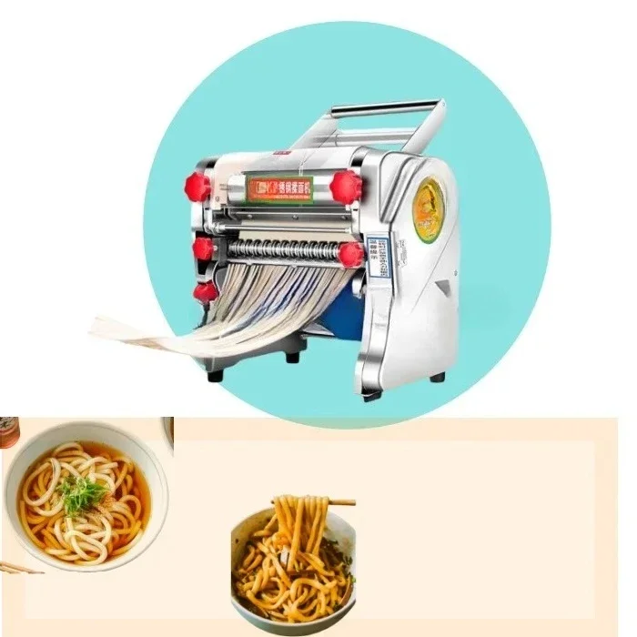 Stainless Steel Noodles Making Machine Dough Kneading Machine Rolling Mill Commercial Electric Noodle Pressing Machine