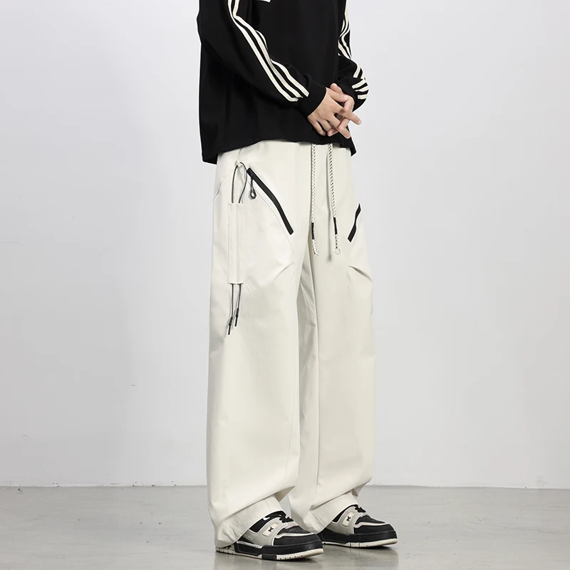 

Autumn Hiking Pants Zipper Workwear Men's Pants Casual Men's Trousers Straight-leg Pants Spring Comfortable Mountaineering Pants