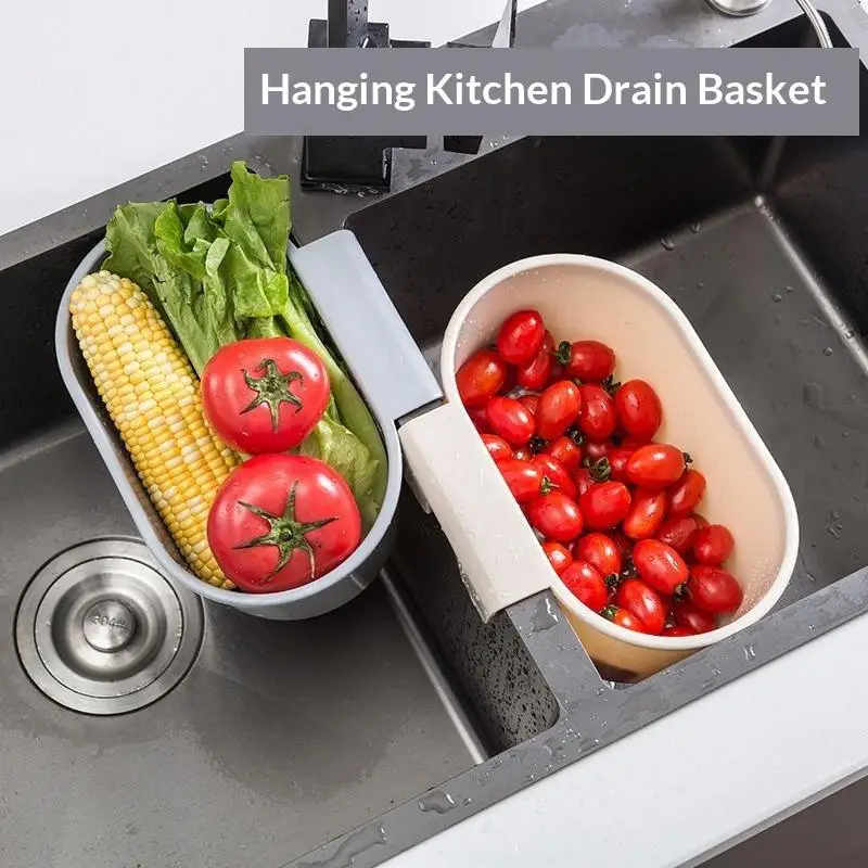 Kitchen Selfstanding Drain Sink Leftover Soup Juice Garbage Filter Storage Basket