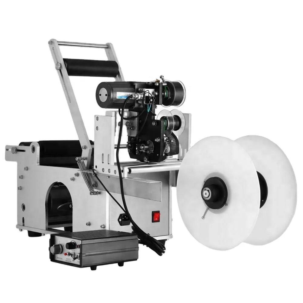 

Vevor LT-50D Automatic Round Bottle Labeling Machine With Date Code Printer Labeller