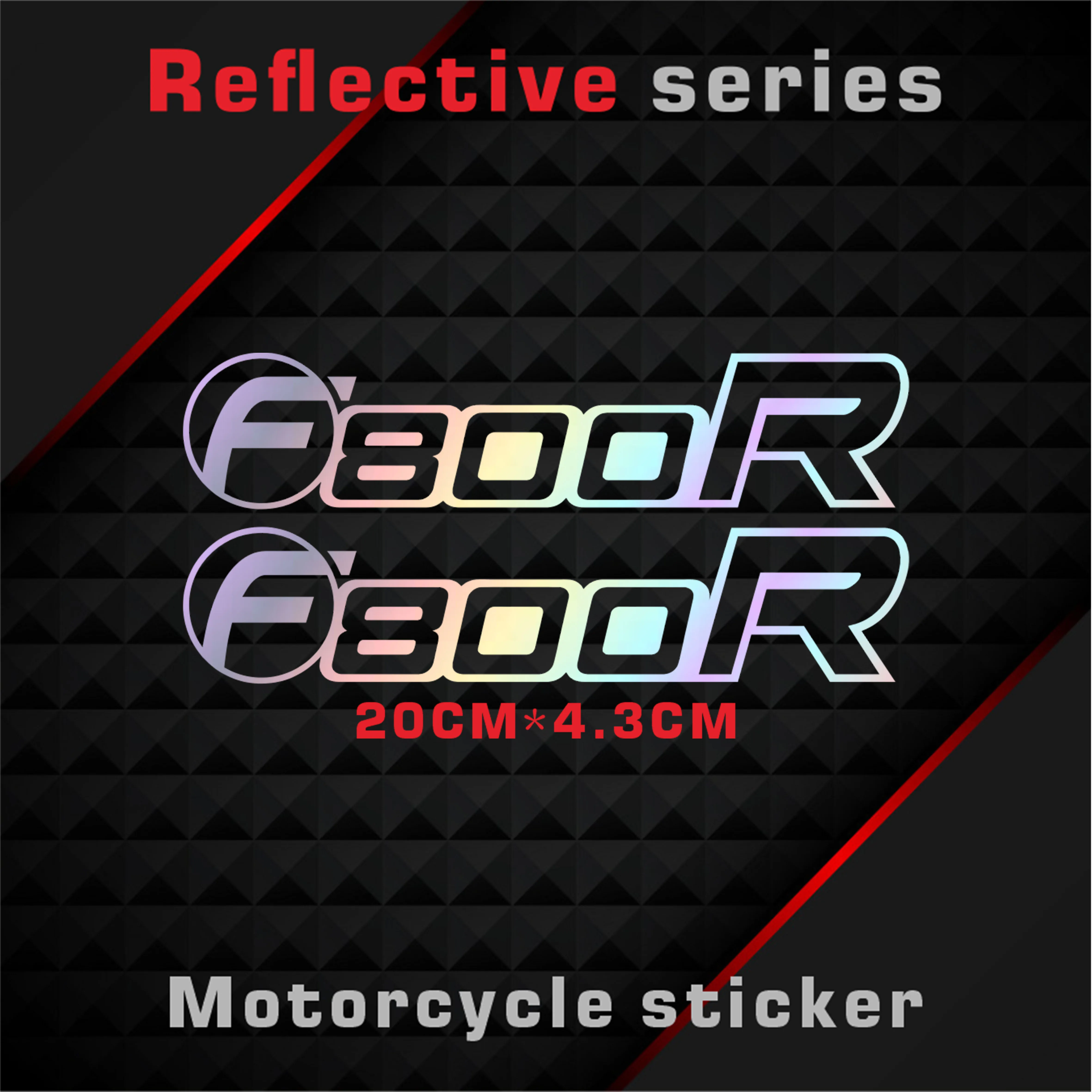 

Новые наклейки на мотоцикл, светоотражающие водонепроницаемые наклейки с логотипом топливного бака, комплект для F800R, декоративные наклейки