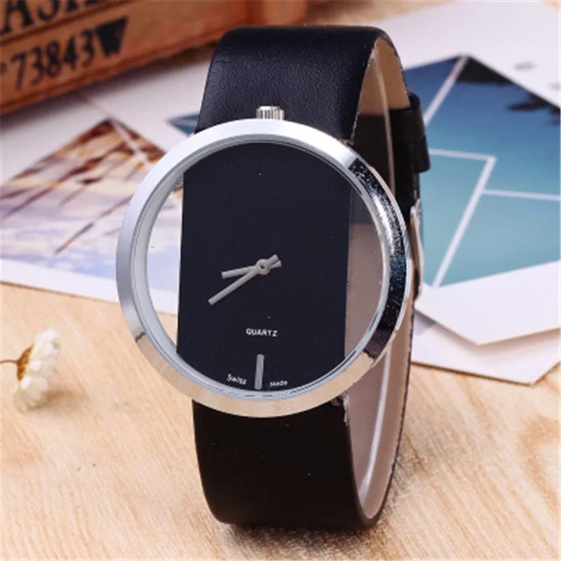 Fashion Skeleton Bracelet Watches Women Luxury Leather Band Analog Quartz Wrist Watch Ladies Watch Women Dress Ladies Watch