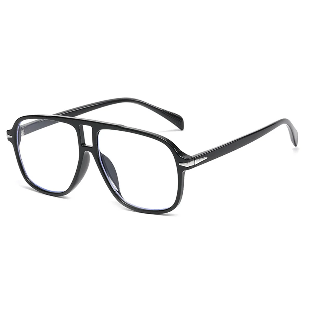 Vintage Blue Light Blocking Glasses Black Computer Transparent Lenses Women 2025 Men's Eyepieces Bluelight Filter Eyeglasses