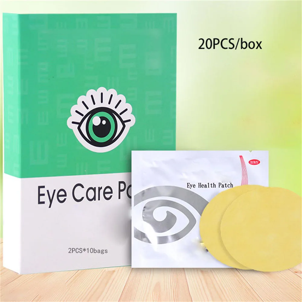 

20PCS/box Wormwood Eye Patch Protect Eyesight Keep Good Vision Eye Care Sticker Relieve Fatigue Myopic Massage Plaster