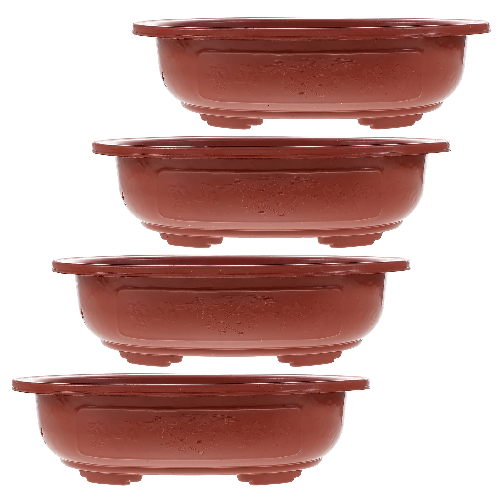 

Bonsai Tree Pots Thickened Flower Planter for Indoor Plants Large Outdoor Brown