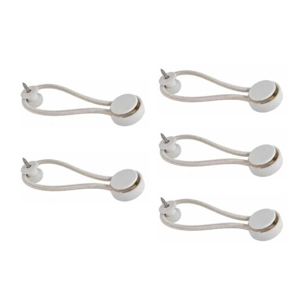 5pcs Shock Cord Fastener Bungee Cord Clip With Knob Boat Truck Canvas Cover Tarp Bungee Cord Snap Clip With Knobs Pull Tie