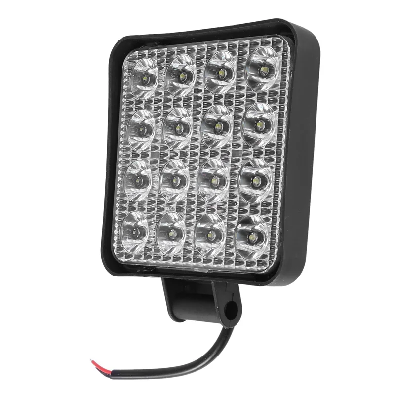 

6 Pcs 48W 6000K LED Spot Square Work Lights Lamp Tractor SUV Truck 4WD 12V 24V