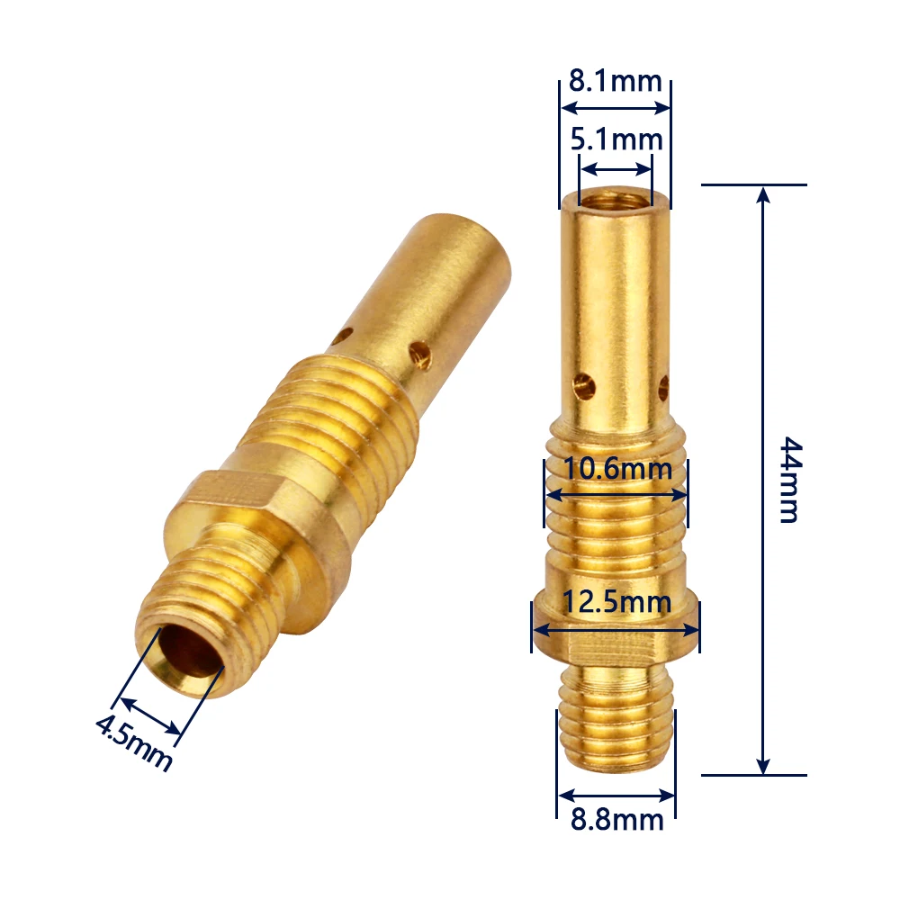 Flusso con anima Gasless 14AK 15AK KP1939-1 Ugello airless Gas Fit Lincoln Magnum Tweco Mag Mig Accessori