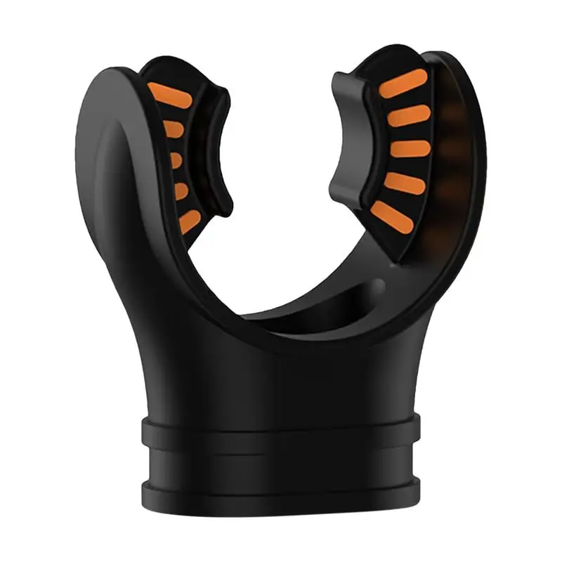 Silicone Snorkel Diving Mouthpiece Scuba Moldable Bite Mouthpiece Regulator Thermoplastic Snorkel Mouthpiece Reduces Jaw Fatigue