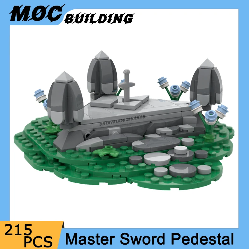 Classic Game Series Scene MOC Building Blocks Sword Pedestal Model DIY Assembly Bricks Creative Collection Toys Xmas Gifts