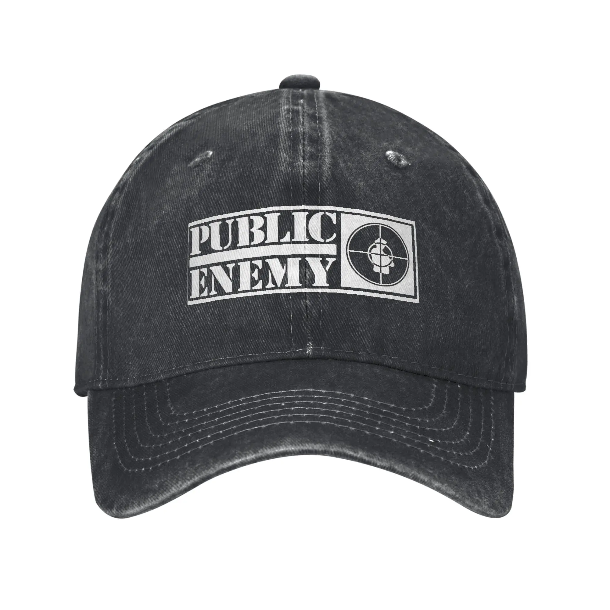 hip hop king  Public Enemy Casual Baseball Cap For Female Male Summer  Hunting Camping Trucker Hat Stylish Baseball Caps