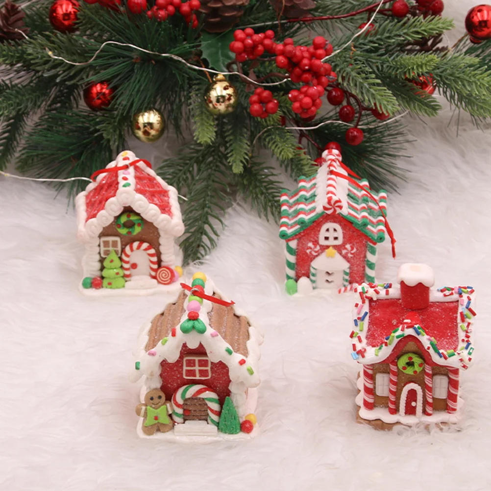 

Realistic Christmas Decorations Indoor Gingerbread Figurines Ornaments Hang