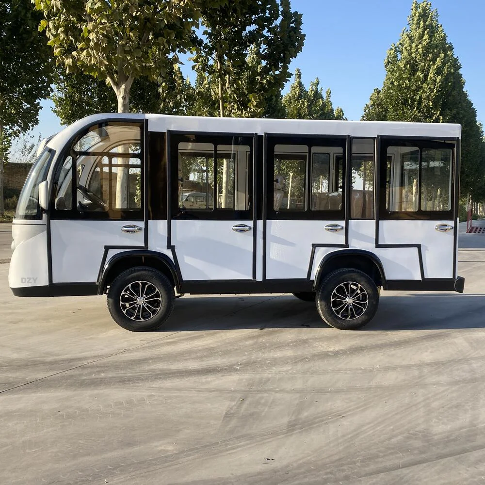 New high-quality golf cart, 11 seat shuttle bus, electric sightseeing bus