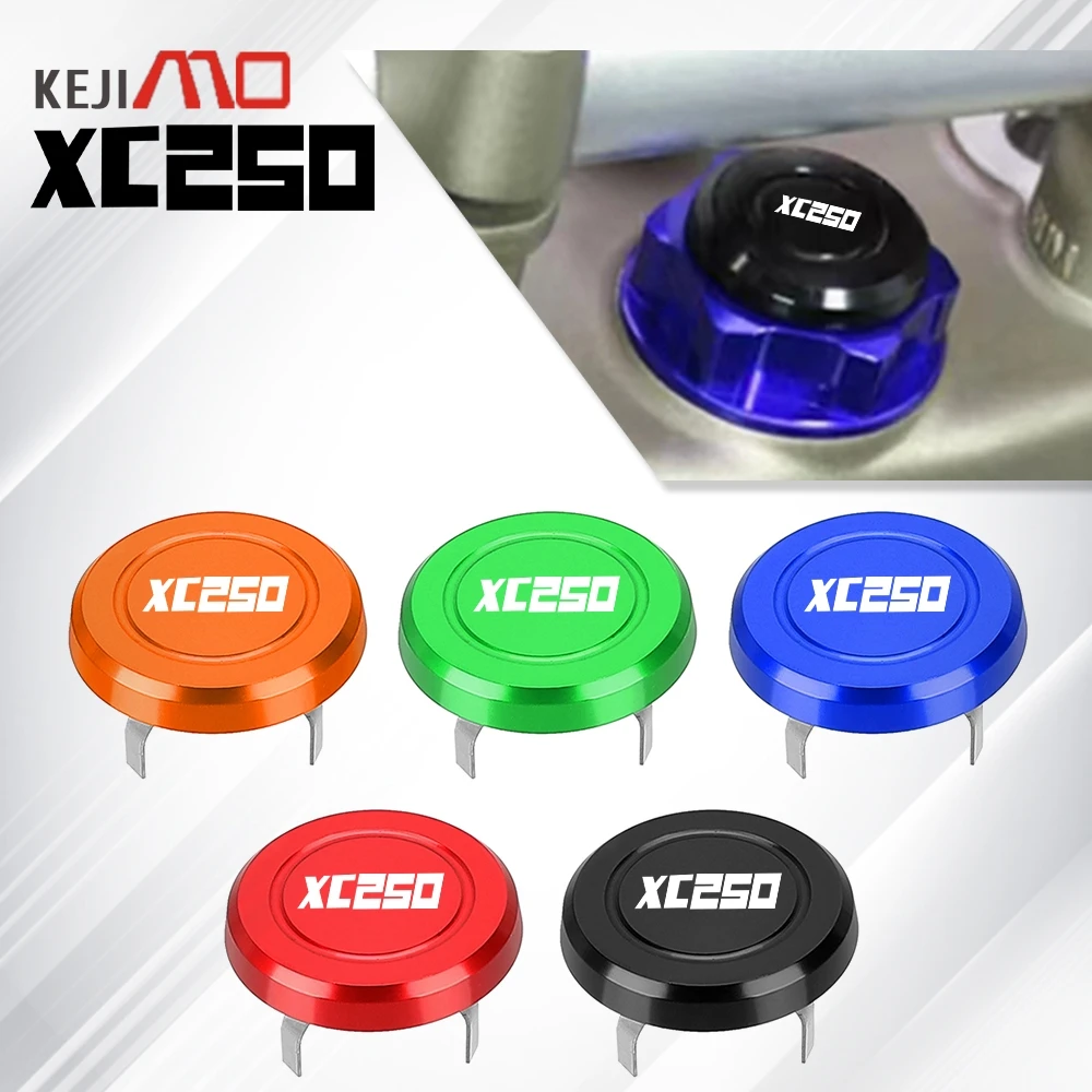 

Motorcycle Accessories Steering Stem Nut Cap Decoration Cover For GASGAS GAS GAS XC250 XC 250 2017-2025 2024 2023 2022 2021 2020