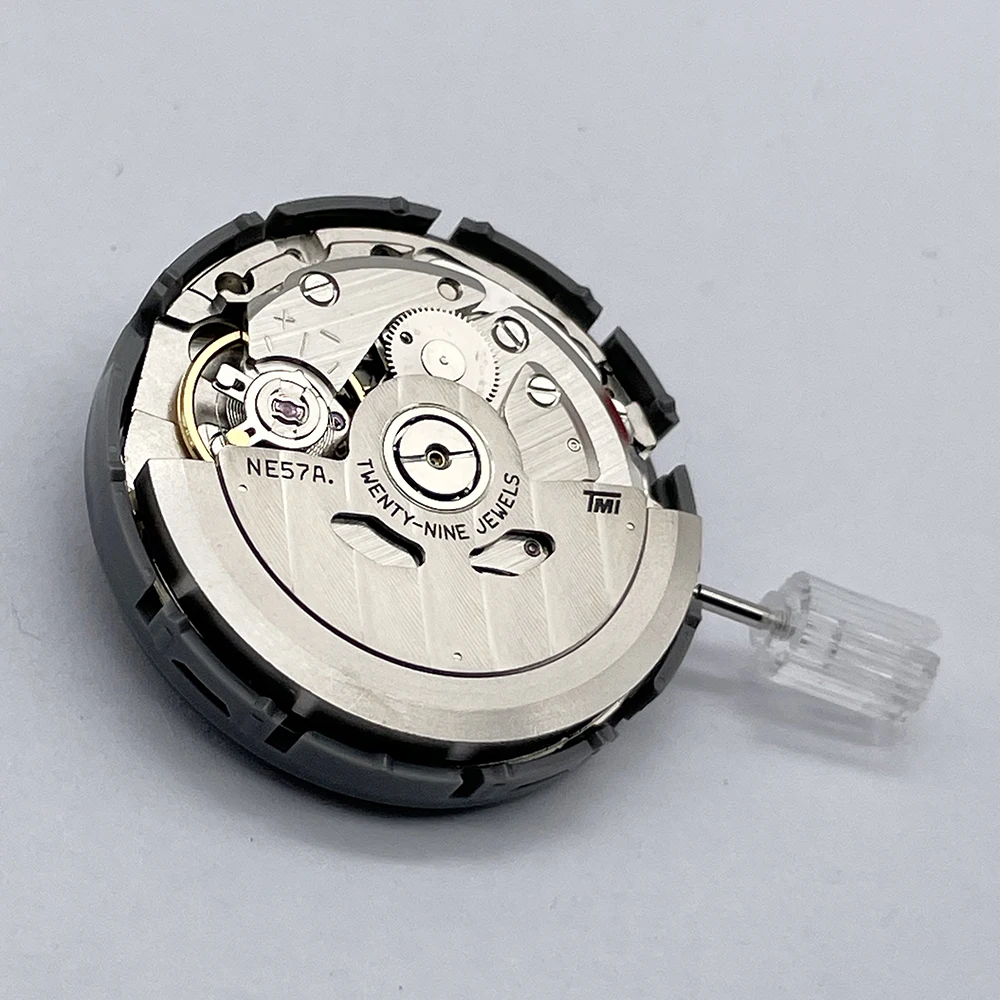 Japan Genuine NE57 NE57A Automatic Movement 29 Jewels High Accuracy Power Reserve Indicator 6H Date Subdial Mod Replace 4R57