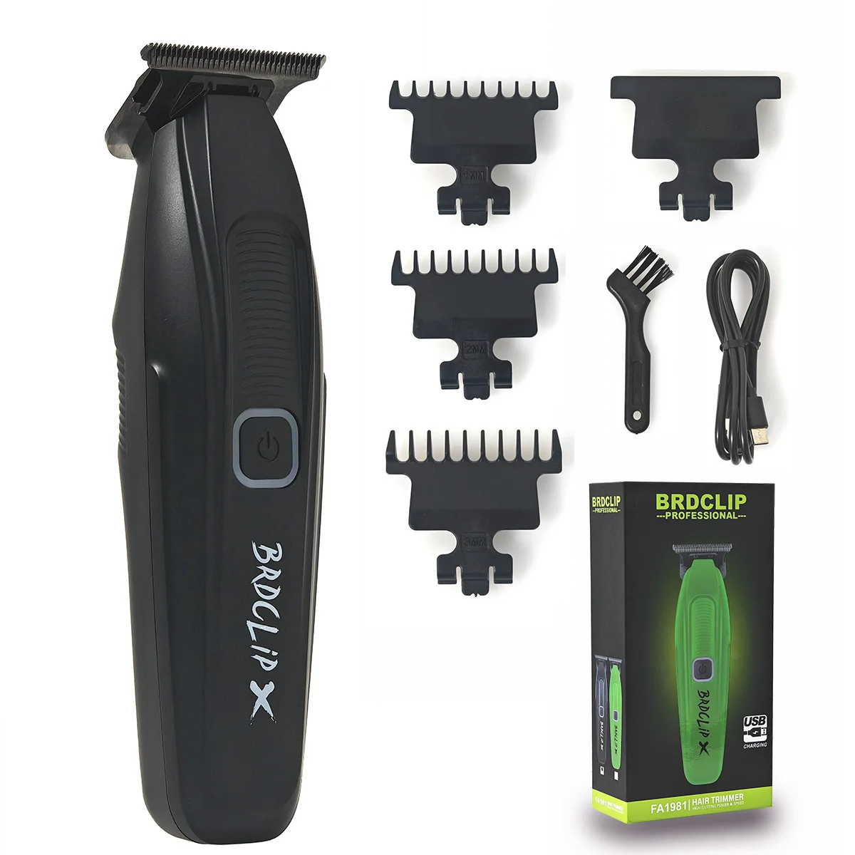 BRDCLIP FA1981 7500 U/min Professioneller X-Haarschneider, 0 Entfernung, DLC-Klinge, Friseur, 1500 mAh, Finish-Maschine, Salon, elektrischer Haarschneider – Detail 10