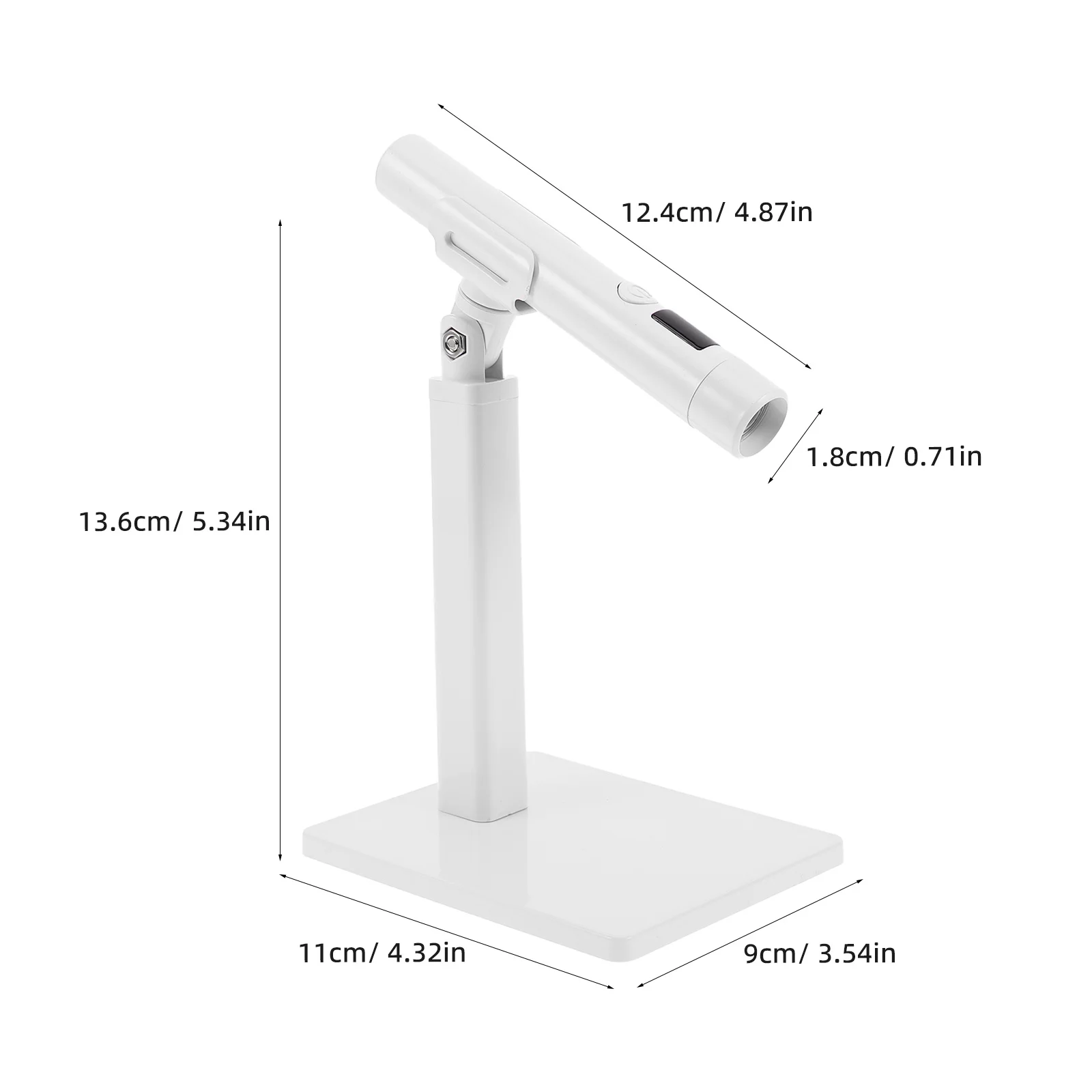 مصباح أظافر أنيق قابل لإعادة الشحن مع حامل دوار، ضوء الأشعة فوق البنفسجية المحمول لأظافر الجل، علاج فعال في أي وقت، مصباح جل للأظافر #2