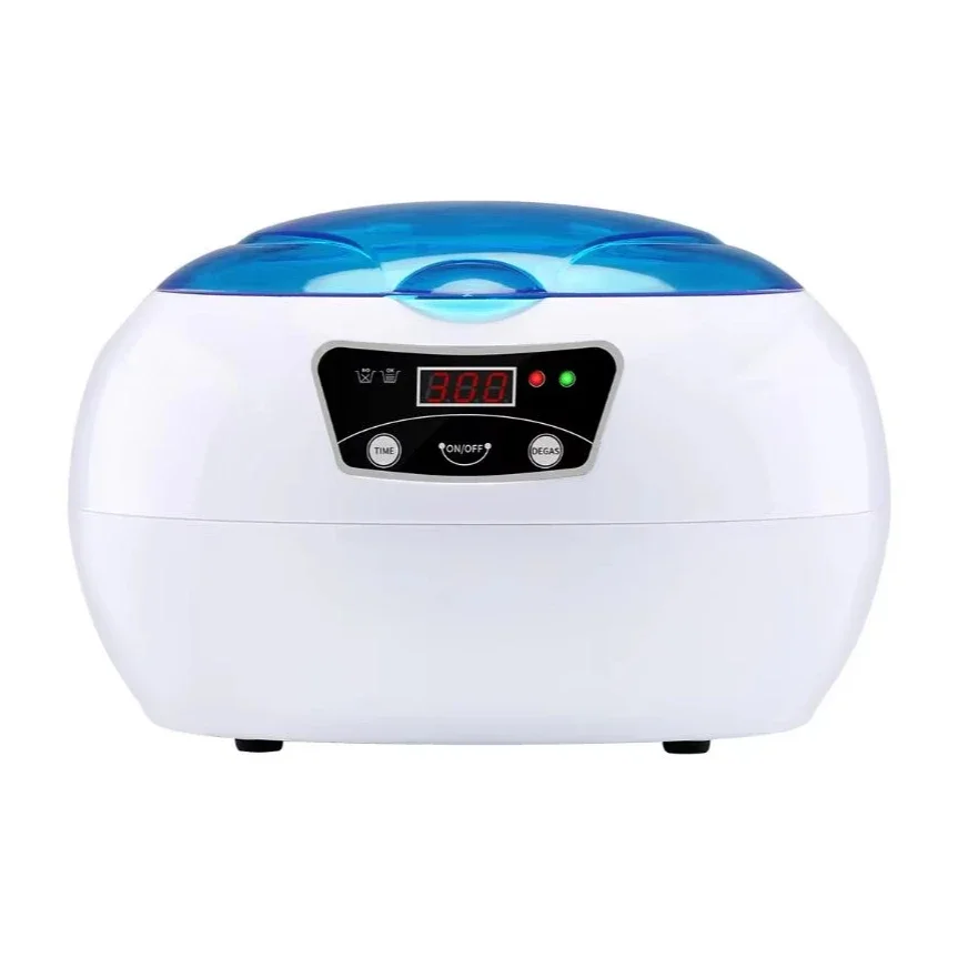 600ml Ultrasonic Cleaner Jewelry Parts Glasses Manicure Stones Cutters Razor Brush Ultrasound Sonic Cleaner