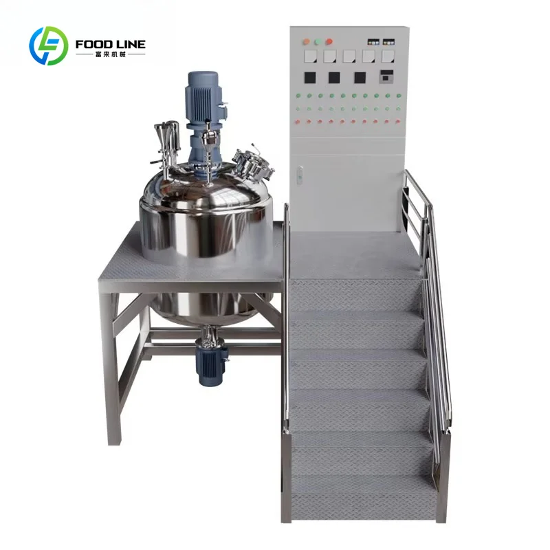 Emulsifying Mixing Tank for Mayonnaise Jelly Dispersing Food Processing Commercial Custom
