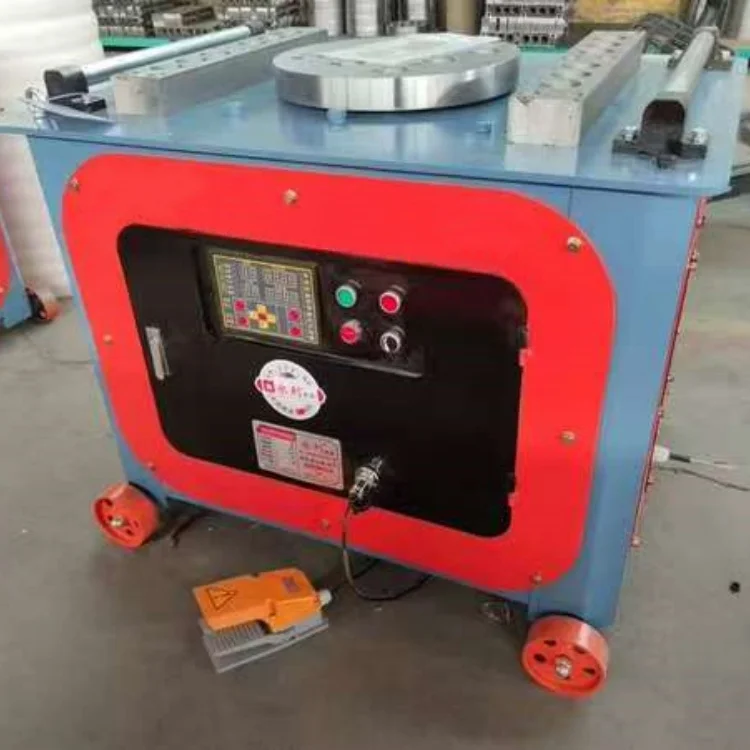 Factory Direct Sale Reinforcing Steel Bar Arc Reabr Bender Steel Bar Rebar Bending Hoop Machine Hoop Steel Bending Machine