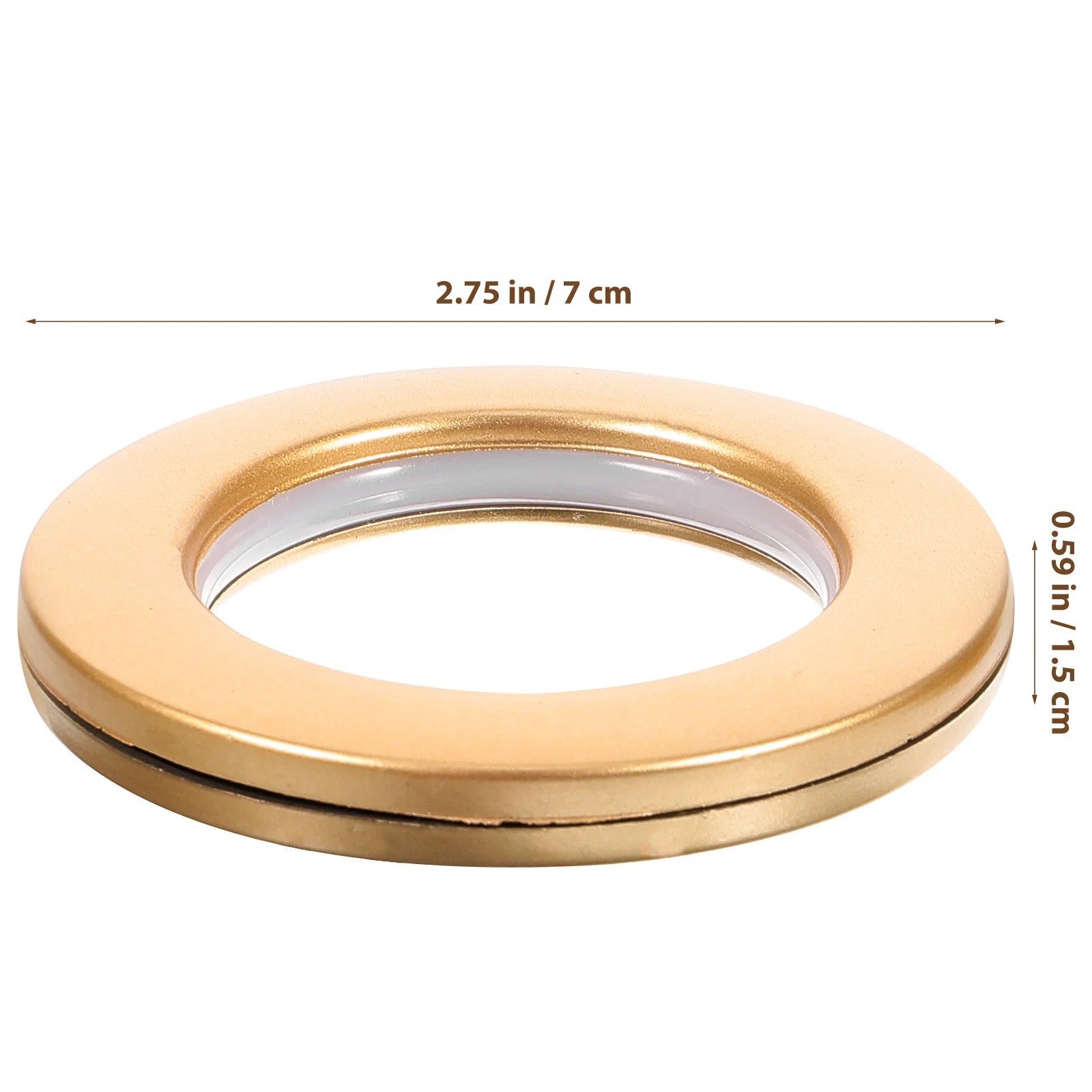 

80 шт., аксессуары для карнизов, пластиковые кольца, матовые золотые гладкие горки для спальни, гостиной, шторы, домашние шторы