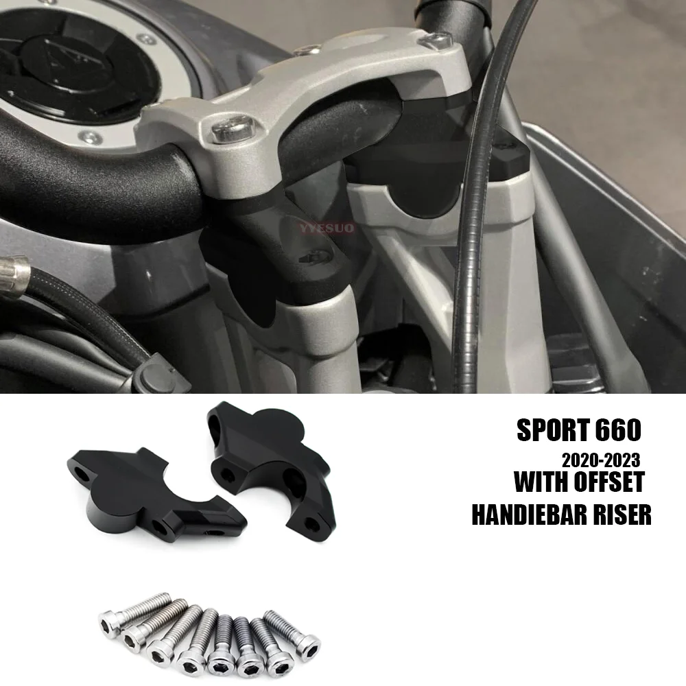 

for Tiger Sport 660 2022 2023 Handlebar Riser With Offset Handlebar Riser Sport 660 Accessories Handlebar Riser With Offset