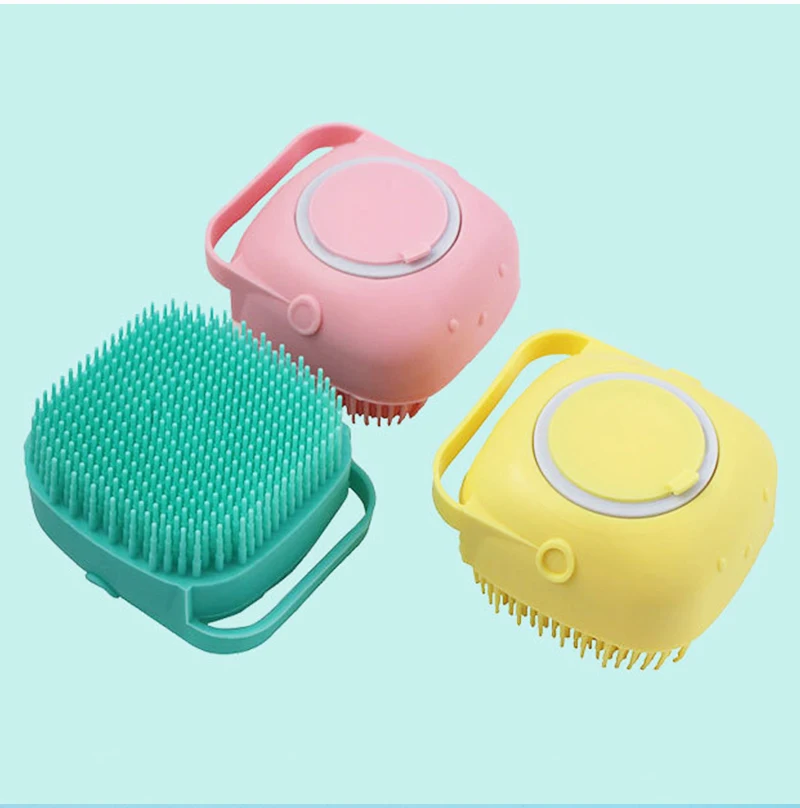 Silicone Pet Bath Massage Gloves 9