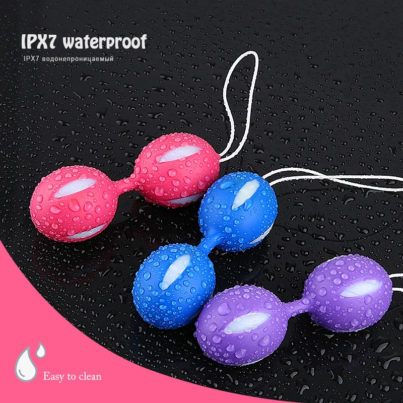 Smart Silicone Ball Vibrator Kegel Ball Vagina Tighten Exercise Machine Sex Toy G-Spot Vibration for Women Masturbator Massage