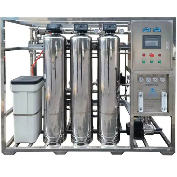 1000LPH Reverse Osmosis System Consumer Water Treatment Equipment EDI Reverse Osmosis UV Purifier RO System