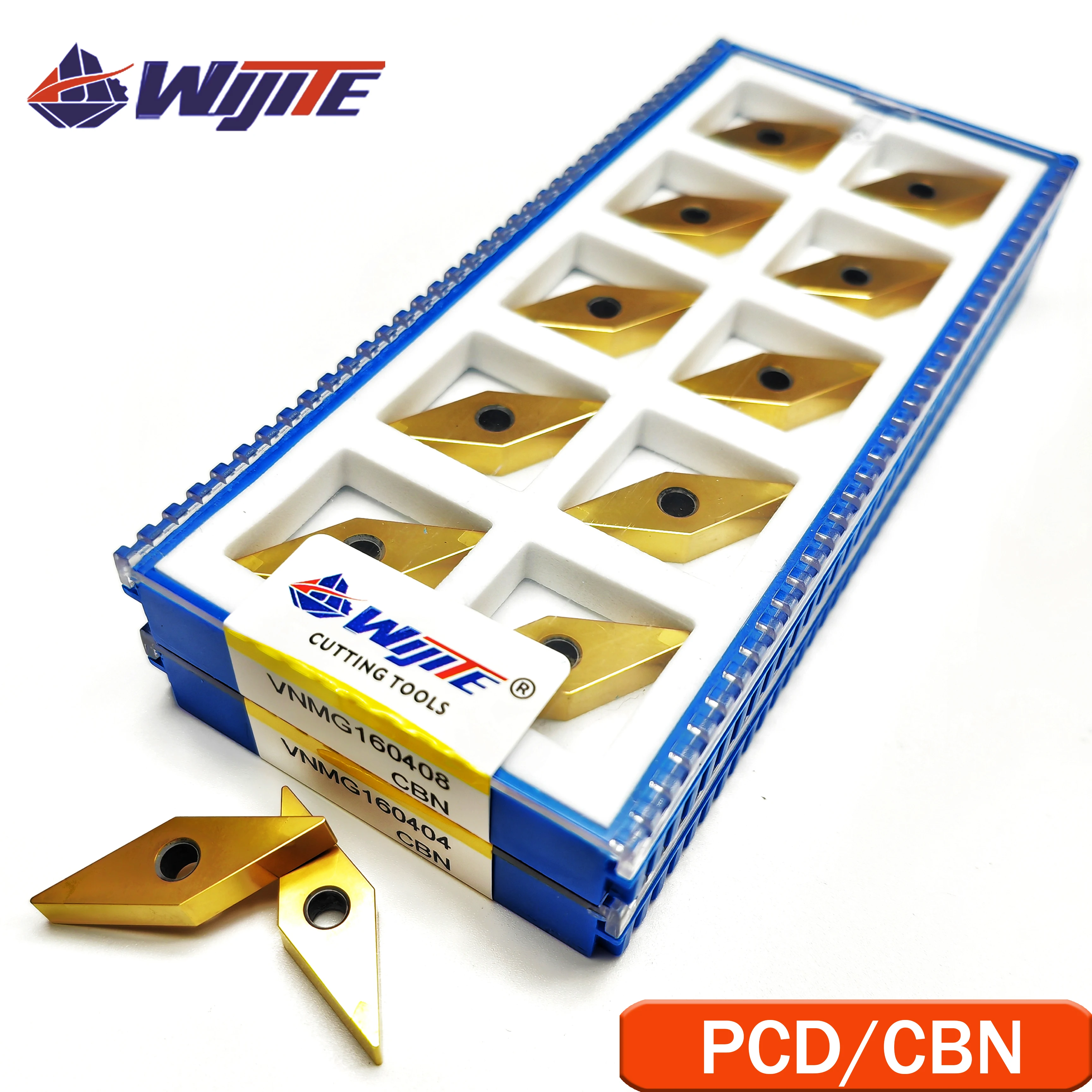 VNMG VNGA 160404 08 12Turning PCD tool is used for aluminum copper and carbon fiber,CBN tools are used for processing hard steel - Image 4