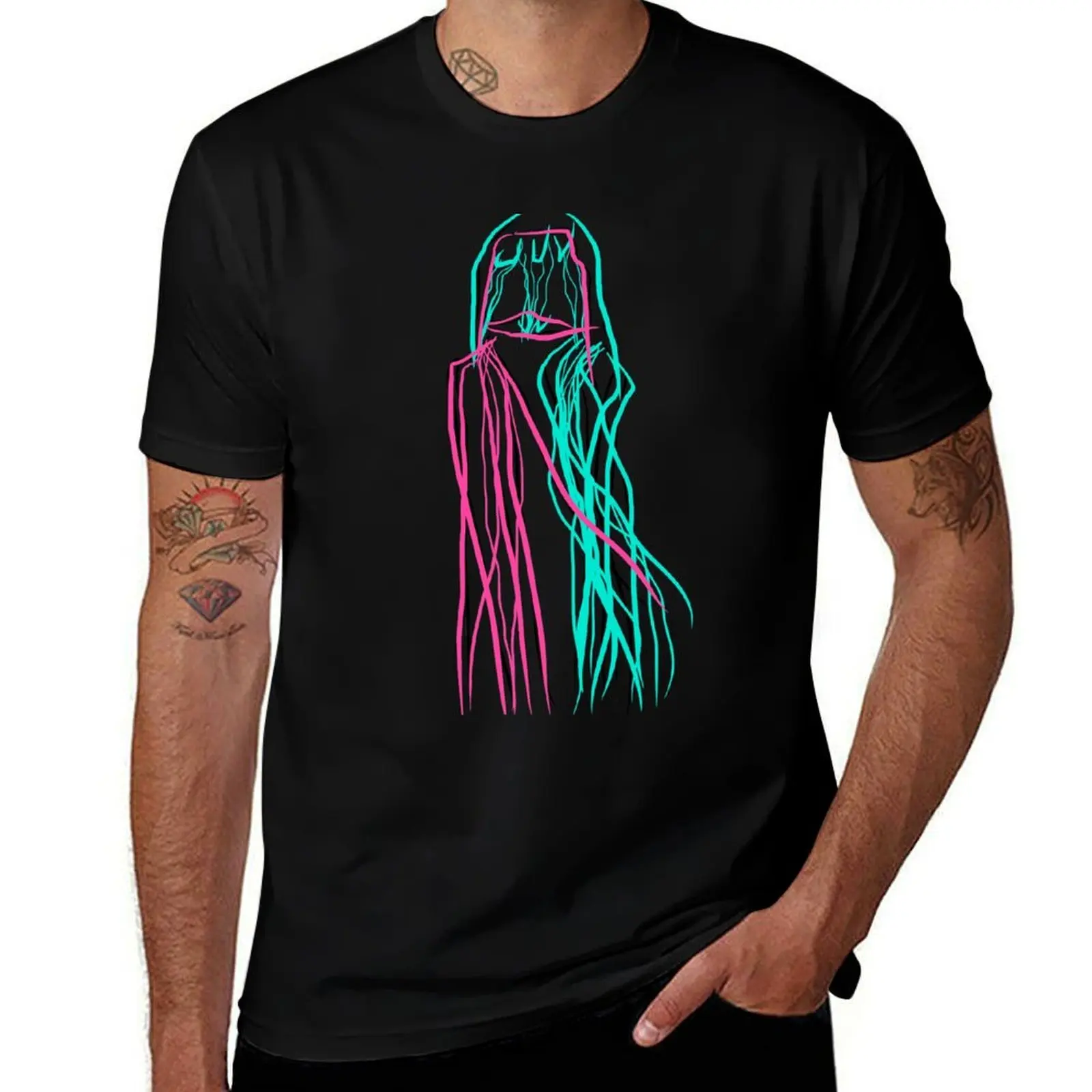 

Neon Deadly Box Jellyfish Sting T-Shirt cotton t shirts man 100% funny t shirts cotton t shirts for man cotton funny T-shirt