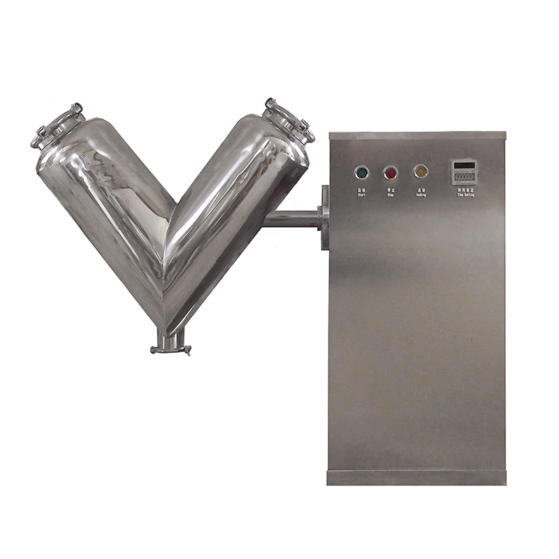 V-blender Cake and Powder Blender Mixer Dry Powder Mixer Drum Blender Mixing Machine for Factory