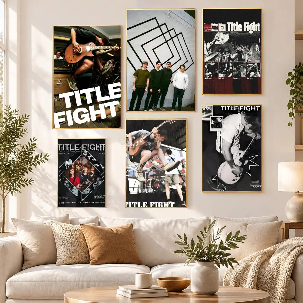 Music Popular Modern TV Title Fight Poster HD Waterproof PP Self Adhesive Aesthetic Bedroom Dorm Gaming Room Home Decor Gift