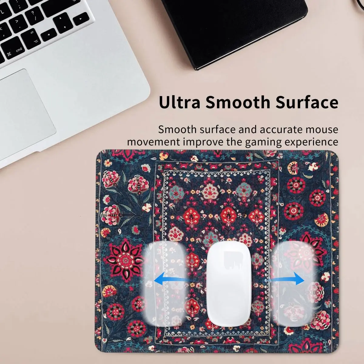 Lakai Suzani Shakhrisyabz الأوزبكية التطريز طباعة ماوس الوسادة الكمبيوتر لوحة المفاتيح ماوس حصيرة ألعاب الكمبيوتر حصيرة مكتبية مكتب الجدول الحصير