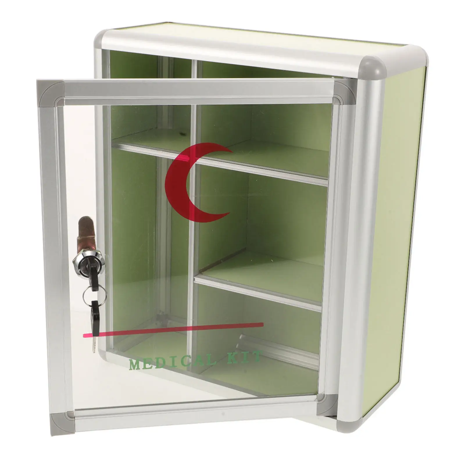 wall-mount-lockable-medicine-cabinet-aluminum-alloy-portable-secure-storage-box-family-travel-home-dorm-organizer-lock-box
